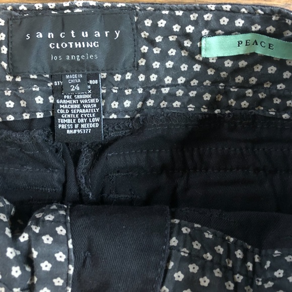 Sanctuary Black pants "Peace" - Picture 7 of 7